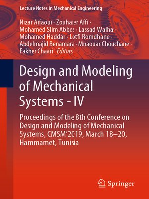 cover image of Design and Modeling of Mechanical Systems--IV